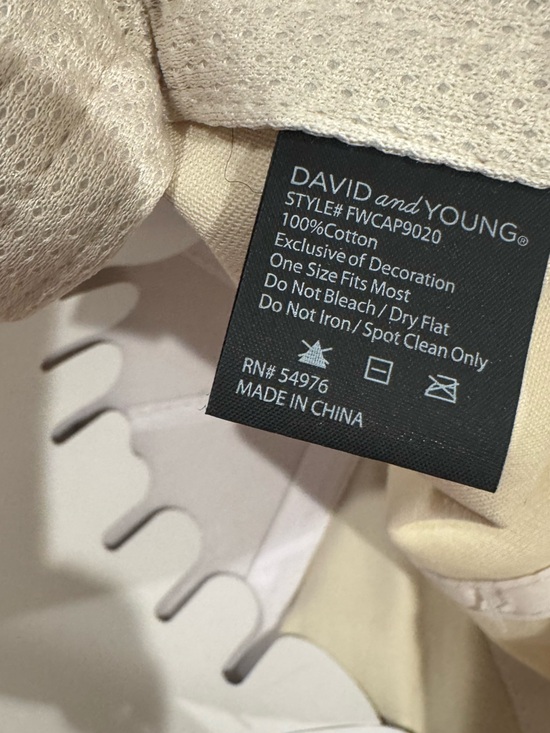 David & Young adjustable Baseball Cap w/ raised embroidered YEEHAW &red horse! main image 6